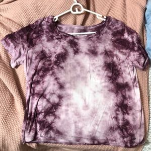 American eagle soft and sexy Purple tie dye shirt
